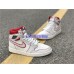 AIR JORDAN 1 RETRO HI GS SAIL UNIVERSITY RED 555088-160