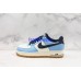 NIKE AIR FORCE 1 LOW 07 PRM BLACK WHITE BLUE 748981-402