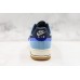NIKE AIR FORCE 1 LOW 07 PRM BLACK WHITE BLUE 748981-402