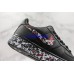 NIKE AIR FORCE 1 LOW BLACK WHITE RED PAINTING 315115-114