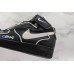 C2H4 X NIKE AIR FORCE 1 MID 3M BLACK LEATHER WHITE BLUE BQ7541-001