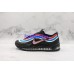 NIKE AIR MAX 97 BIG LOGO BLACK BLUE RED AQ4137-002