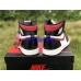 AIR JORDAN 1 HI BLACK WHITE GYM RED 555088-061