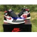AIR JORDAN 1 HI BLACK WHITE GYM RED 555088-061