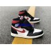 AIR JORDAN 1 HI GS BLACK WHITE GYM RED 555088-061
