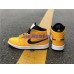 AIR JORDAN 1 MID GS TAXI YELLOW BLACK WHITE 554724-700