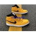 AIR JORDAN 1 MID GS TAXI YELLOW BLACK WHITE 554724-700