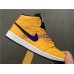 AIR JORDAN 1 MID GS TAXI YELLOW BLACK WHITE 554724-700