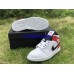 AIR JORDAN 1 MID WHITE RED BLACK 554724-116