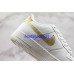 NIKE AIR FORCE 1 LOW SUMMIT WHITE METALLIC GOLD 314219-127
