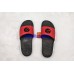 SIMLEY x NIKE BENASSI BLACK RED SLIPPER