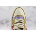 NIKE AIR FORCE 1 LOW JERSEY GOLD SPORT RED WHITE 488298-701