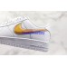 NIKE AIR FORCE 1 LOW OVERSIZE SWOOSH WHITE ORANGE AO2441-102