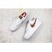 NIKE AIR FORCE 1 LOW WHITE OVERSIZE SWOOSH DARK COPPER CL6387-171