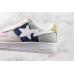 BAPE x NIKE AIR FORCE 1 LOW 07 GREY PINK WHITE STAR 135123-SID