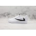 NIKE AIR FORCE 1 LOW WHITE BLACK BACKWARDS SWOOSH AQ8896-100