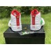 AIR JORDAN 12 RETRO FIBA WHITE UNIVERSITY RED 130690-107
