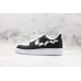 NIKE AIR FORCE 1 LOW WHITE BLACK BROKE SWOOSH 315124-011