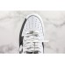 NIKE AIR FORCE 1 LOW WHITE BLACK BROKE SWOOSH 315124-011