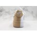 NIKE AIR FORCE 1 LOW WHITE KHAKI BROKE SWOOSH 315124-200