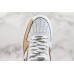 NIKE AIR FORCE 1 LOW WHITE KHAKI BROKE SWOOSH 315124-200