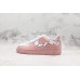 NIKE AIR FORCE 1 LOW WHITE PINK BROKE SWOOSH 315124-600