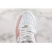 NIKE AIR FORCE 1 LOW WHITE PINK BROKE SWOOSH 315124-600
