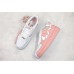 NIKE AIR FORCE 1 LOW WHITE PINK BROKE SWOOSH 315124-600