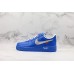 Off-White x Nike Air Force 1 Low Blue Silver AO4297-400