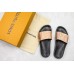 LV Waterfront 3D Black Sandal 01