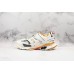 BALENCIAGA TRACK LED TRAINERS 3.0 WHITE ORANGE 542023 W1GB1 9059