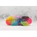 BALENCIAGA TRIPLE S AIR KNIT MID SOCK BLACK RAINBOW
