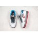 NIKE AIR FORCE 1 LOW 07 LV8 WHITE GREY BLUE RED AO2441-100