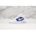 NIKE WMNS AIR FORCE 1 MID WHITE PINK BLUE 315186-001