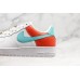 NIKE AIR FORCE 1 LOW WHITE AQUA CLAY AA0287-106