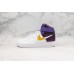 NBA x NIKE AIR FORCE 1 HI 07 LAKERS BQ4591-101
