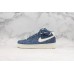 NIKE AIR FORCE 1 MID 07 3M NAVY WHITE AA1118-007