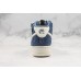 NIKE AIR FORCE 1 MID 07 3M NAVY WHITE AA1118-007