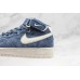 NIKE AIR FORCE 1 MID 07 3M NAVY WHITE AA1118-007
