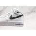 NIKE AIR FORCE 1 MID WHITE BLACK AO2424-101