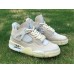 OFF-WHITE x AIR JORDAN 4 GS SAIL CV9388-100
