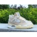OFF-WHITE x AIR JORDAN 4 GS SAIL CV9388-100