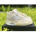 OFF-WHITE x AIR JORDAN 4 SAIL CV9388-100
