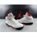 AIR JORDAN 5 RETRO FIRE RED SILVER TONGUE DA1911-102