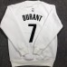 Brooklyn Nets #7 Durant white plush long sleeves Sweatshirt