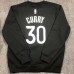 Golden State Warriors #30 Curry black plush long sleeves Sweatshirt