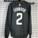 Los Angeles Clippers #2 Leonard black plush long sleeves Sweatshirt