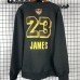 Los Angeles Lakers #23 Lebron James Black 2020 NBA Finals plush Long sleeves Sweatshirt