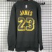 Los Angeles Lakers #23 Lebron James Black plush Long sleeves Sweatshirt