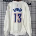 Oklahoma City Thunder #13 George white plush long sleeves Sweatshirt